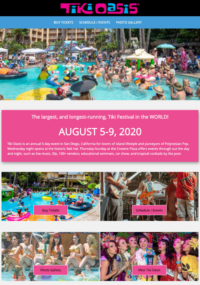 Tiki Oasis Screenshot